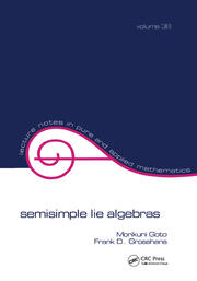 Semisimple Lie Algebras book cover