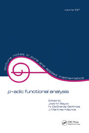 p-adic Function Analysis book cover