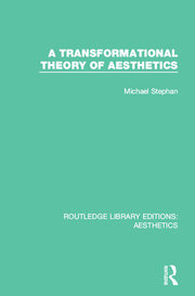 A Transformation Theory of Aesthetics book cover