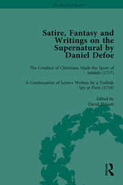 Satire, Fantasy and Writings on the Supernatural by Daniel Defoe, Part II vol 5 book cover