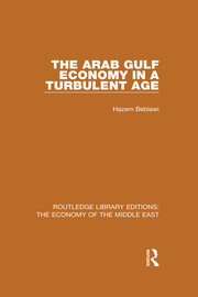 The Arab Gulf Economy in a Turbulent Age book cover