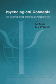 Psychological Concepts: An International Historical Perspective book cover