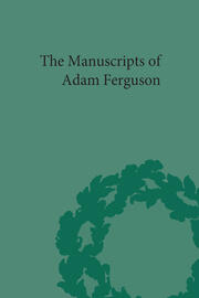 The Manuscripts of Adam Ferguson book cover