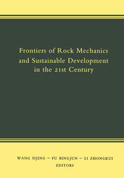 Frontiers of Rock Mechanics and Sustainable Development in the 21st Century book cover