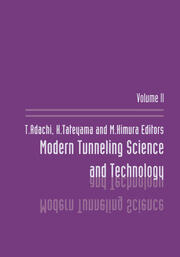 Modern Tunneling Science And T book cover