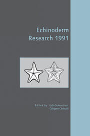 Echinoderm Research 1991 book cover