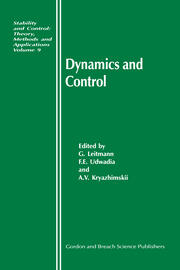 Dynamics and Control book cover