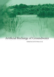 Artificial Recharge of Groundwater book cover