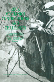 Rock Mechanics Contributions and Challenges: Proceedings of the 31st US Symposium on Rock Mechanics book cover