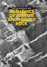 Mechanics of Jointed and Faulted Rock book cover
