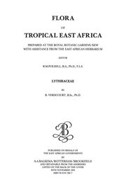 Flora of Tropical East Africa - Lythraceae (1994) book cover