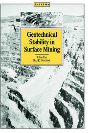 Geotechnical Stability in Surface Mining book cover