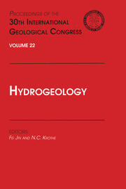 Hydrogeology: Proceedings of the 30th International Geological Congress, Volume 22 book cover