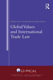 Global Values and International Trade Law book cover