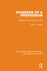 Pioneers of a Profession: Chartered Accountants to 1879 book cover
