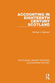 Accounting in Eighteenth Century Scotland book cover