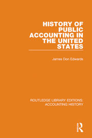 History of Public Accounting in the United States book cover