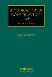 Adjudication in Construction Law book cover