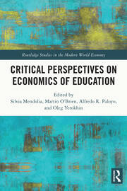 Critical Perspectives on Economics of Education book cover