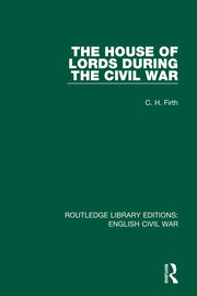 The House of Lords During the Civil War book cover