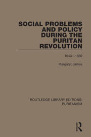 Social Problems and Policy During the Puritan Revolution book cover
