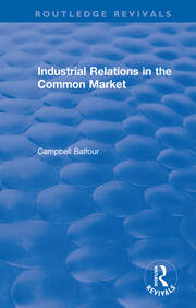 Industrial Relations in the Common Market book cover