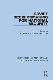 Soviet Decisionmaking for National Security book cover