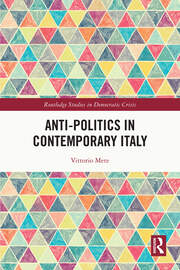 Anti-politics in Contemporary Italy book cover
