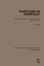 Puritans in Conflict: The Puritan Gentry During and After the Civil Wars book cover