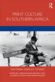 Print Culture in Southern Africa book cover