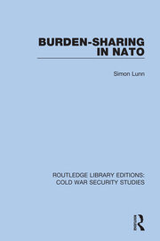 Burden-sharing in NATO book cover