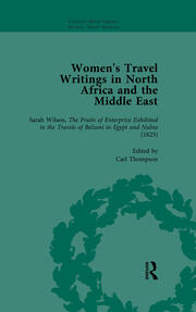 Women's Travel Writings in North Africa and the Middle East, Part I Vol 1 book cover