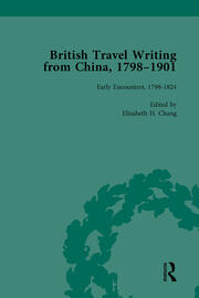 British Travel Writing from China, 1798-1901, Volume 1 book cover