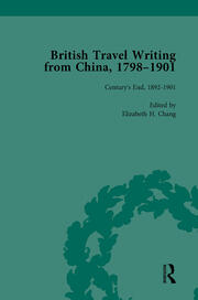 British Travel Writing from China, 1798-1901, Volume 5 book cover