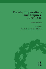 Travels, Explorations and Empires, 1770-1835, Part I Vol 1: Travel Writings on North America, the Far East, North and South Poles and the Middle East book cover