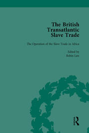 The British Transatlantic Slave Trade Vol 1 book cover