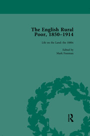 The English Rural Poor, 1850-1914 Vol 3 book cover