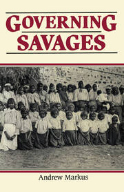 Governing Savages book cover