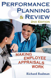 Performance Planning and Review: Making employee appraisals work book cover