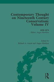 Contemporary Thought on Nineteenth Century Conservatism: 1850-1874 book cover