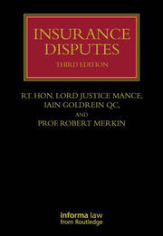 Insurance Disputes book cover