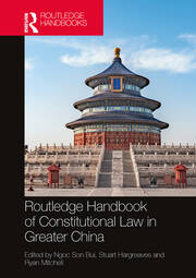 Routledge Handbook of Constitutional Law in Greater China book cover