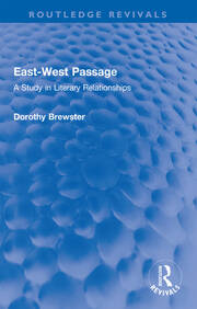 East-West Passage: A Study in Literary Relationships book cover