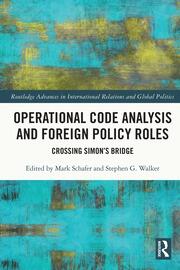 Operational Code Analysis and Foreign Policy Roles: Crossing Simon’s Bridge book cover