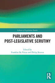Parliaments and Post-Legislative Scrutiny book cover