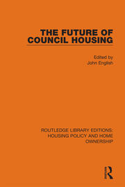 The Future of Council Housing book cover