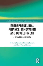 Entrepreneurial Finance, Innovation and Development: A Research Companion book cover