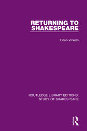 Returning to Shakespeare book cover