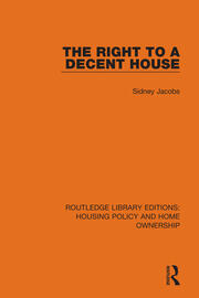 The Right to a Decent House book cover