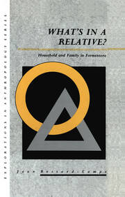 What's in a Relative: Household and Family in Formentera book cover